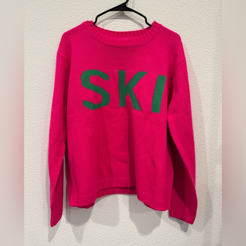 Panache Apparel ski sweater- Pink